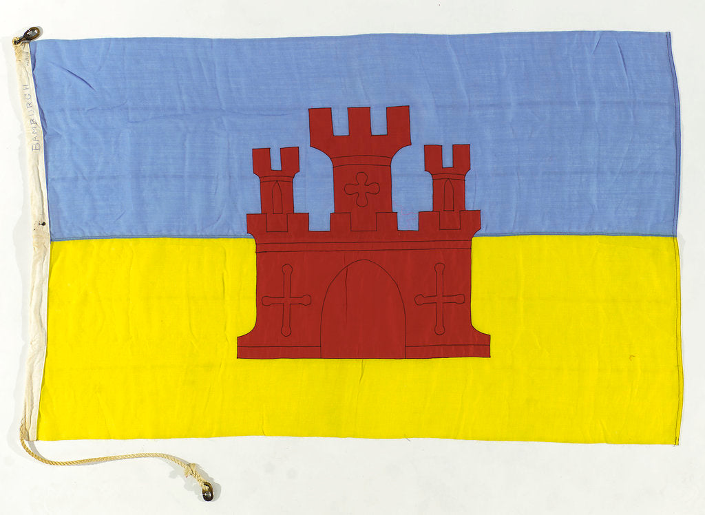 Detail of House flag, Bamburgh Shipping Co. Ltd by unknown