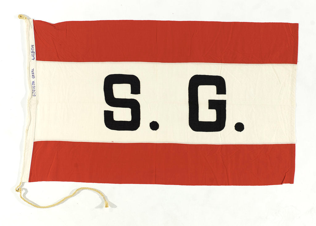 Detail of House flag, Sociedade Geral de Comercio Industria e Transportes by unknown