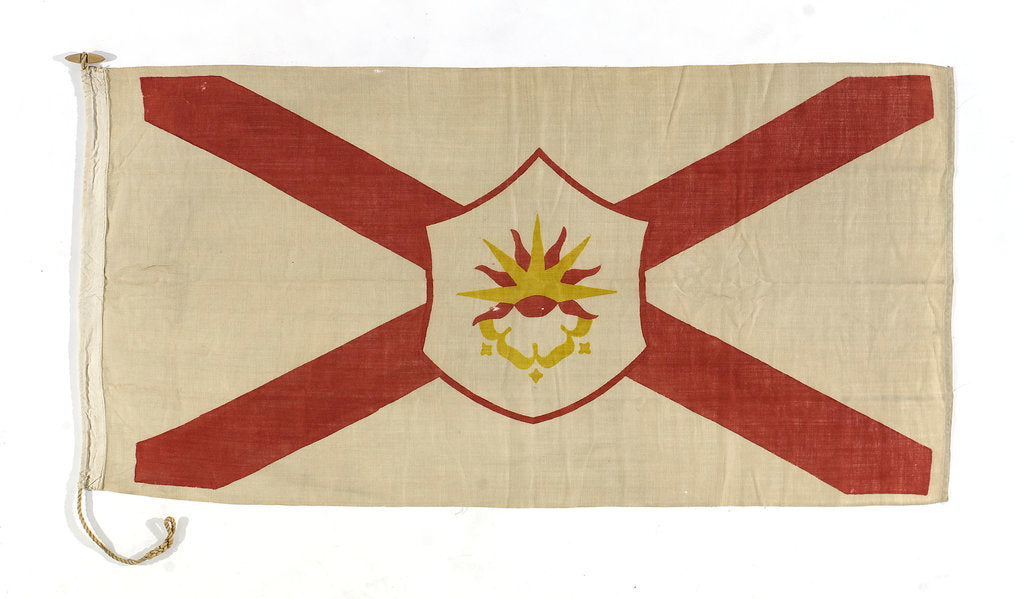 Detail of House flag, Saint Line Ltd (America) by unknown