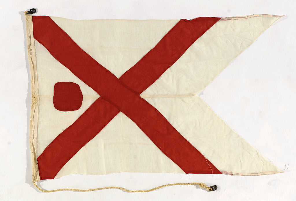 Detail of Flag of a Commodore, British India Steam Navigation Company by unknown