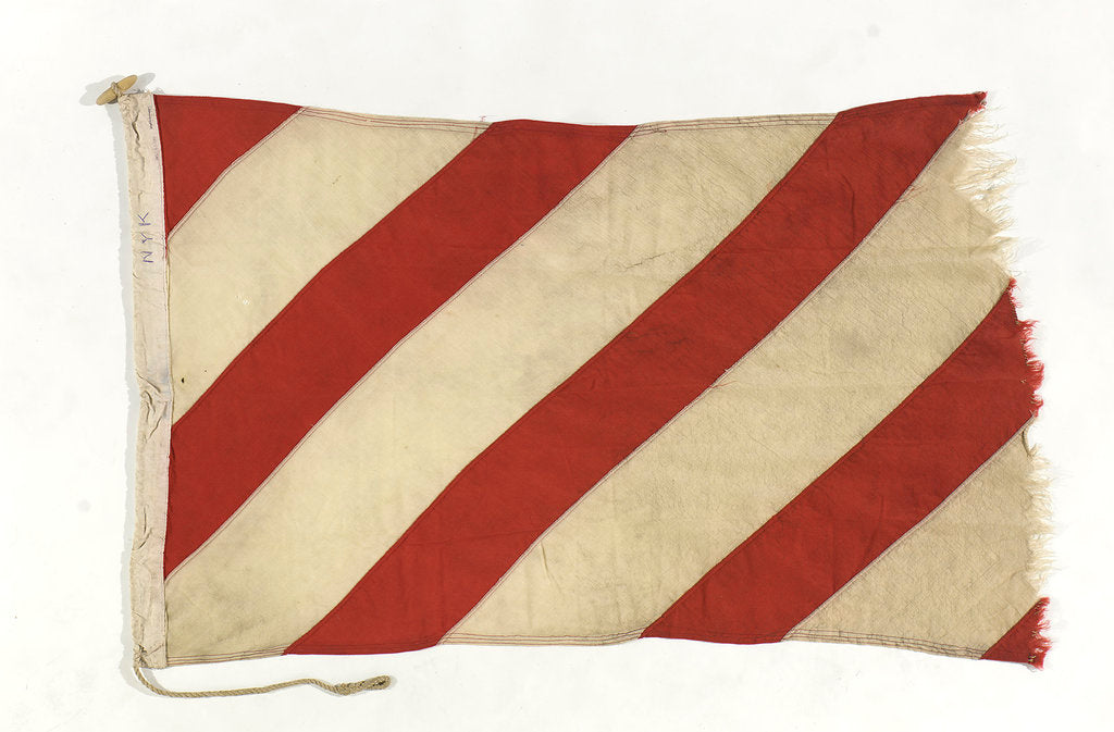 Detail of House flag, Orkney Steam Navigation Co. by unknown