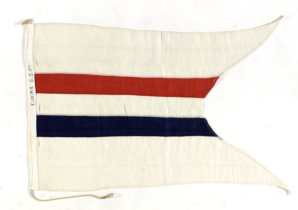 Detail of House flag, Euxine Shipping Co. Ltd by unknown