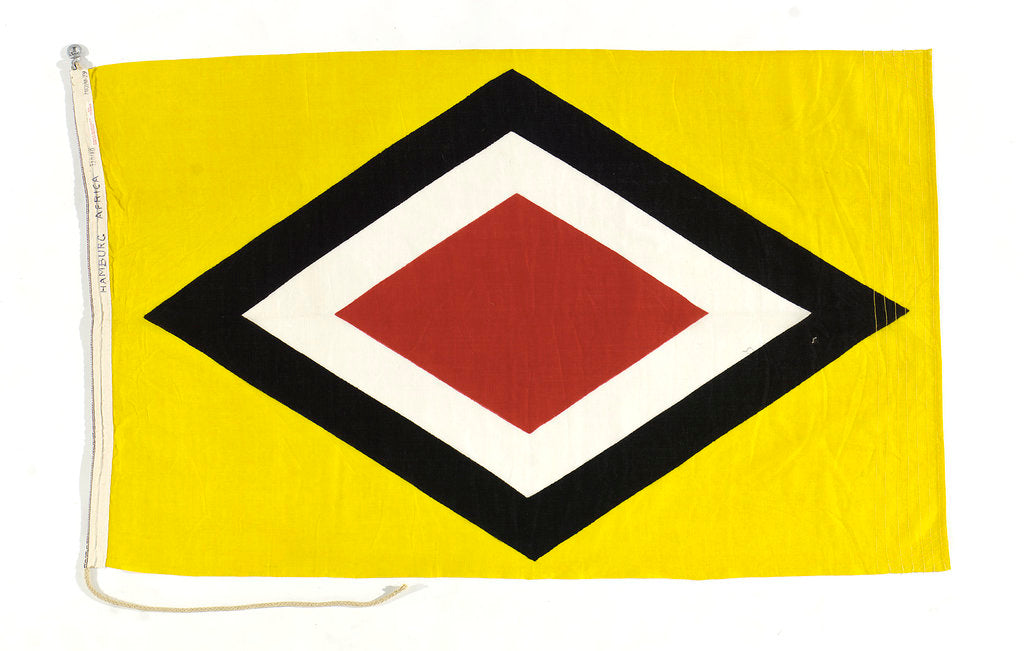 Detail of House flag, Deutsche Afrika-Linien by Bonner Fahnenfabrik