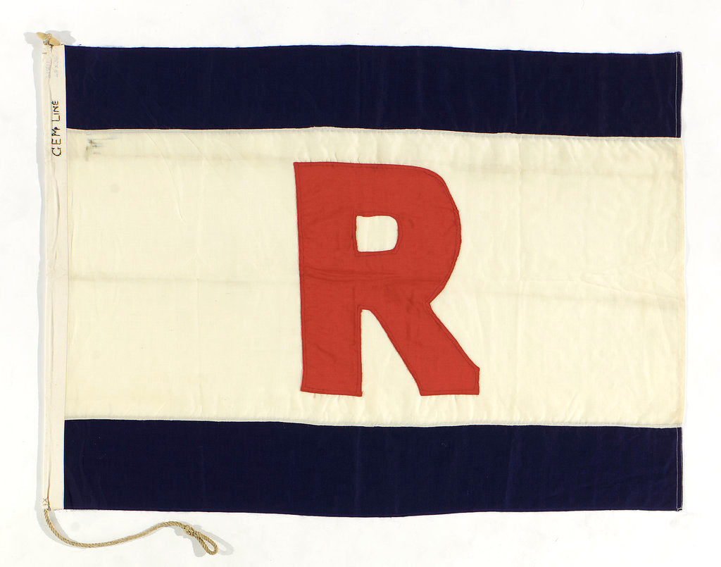 Detail of House flag, Gem Line by unknown