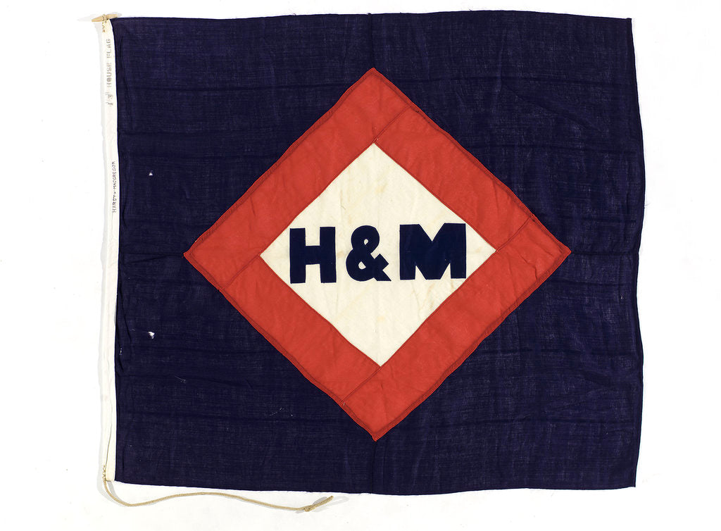 Detail of House flag, Hardy and MacGregor by unknown