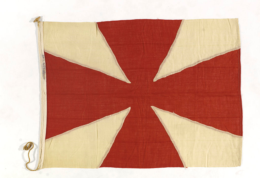 Detail of House flag, Charente Steamship Co. Ltd by unknown