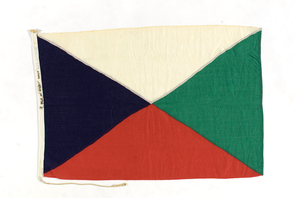 Detail of House flag, Isle of Wight Royal Mail Steam Packet by unknown