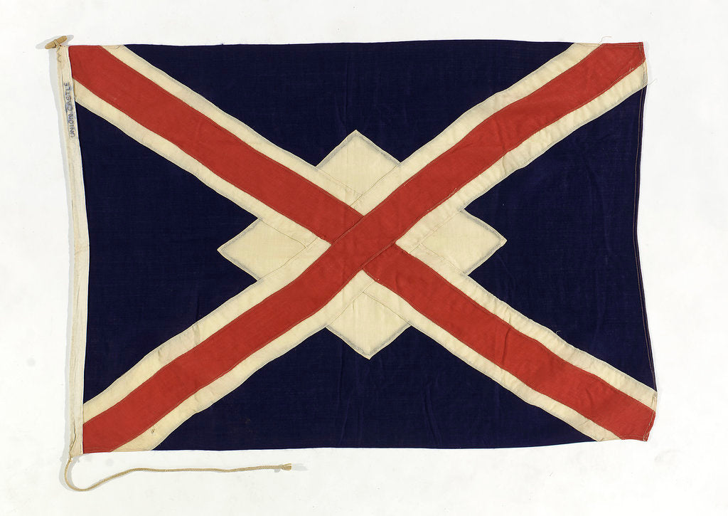 Detail of House flag, Union Castle Mail Steamship Co. Ltd by unknown