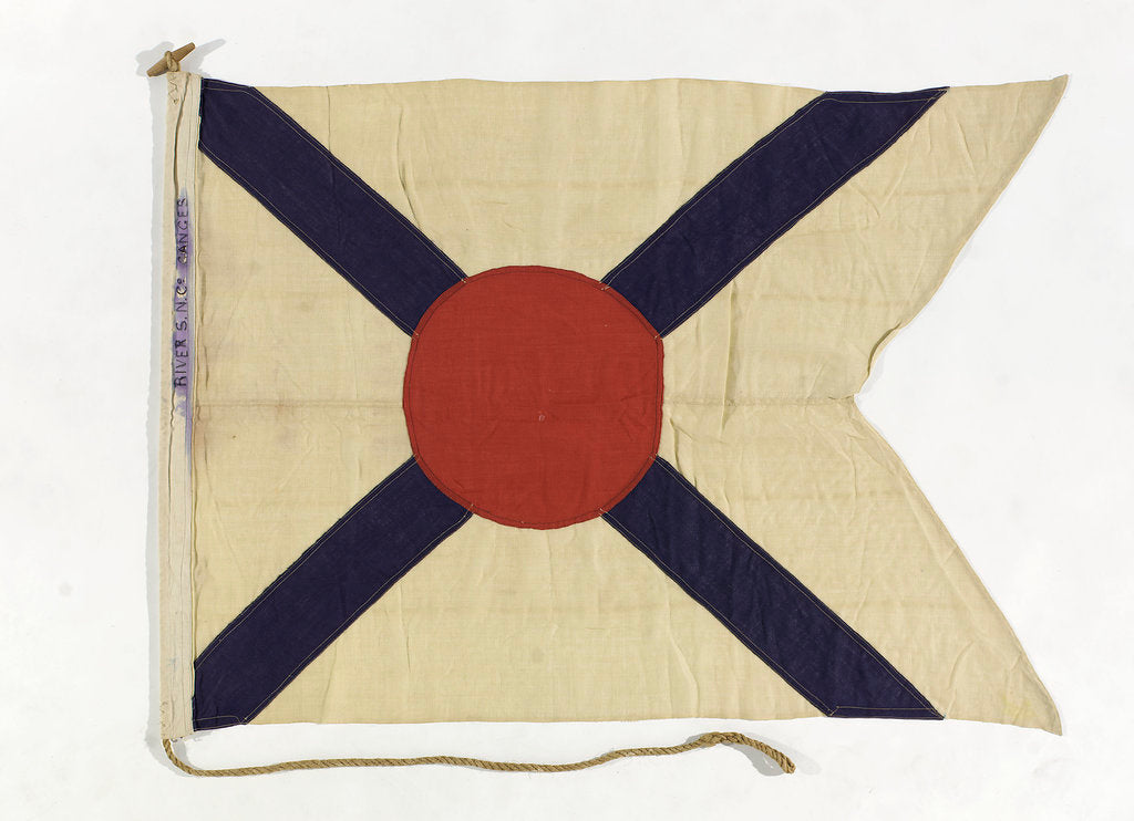 Detail of House flag, Rivers Steam Navigation Co. Ltd by unknown