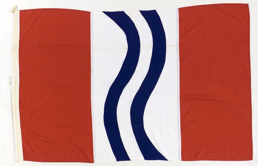Detail of House flag, Stirling Shipping Co. Ltd by unknown
