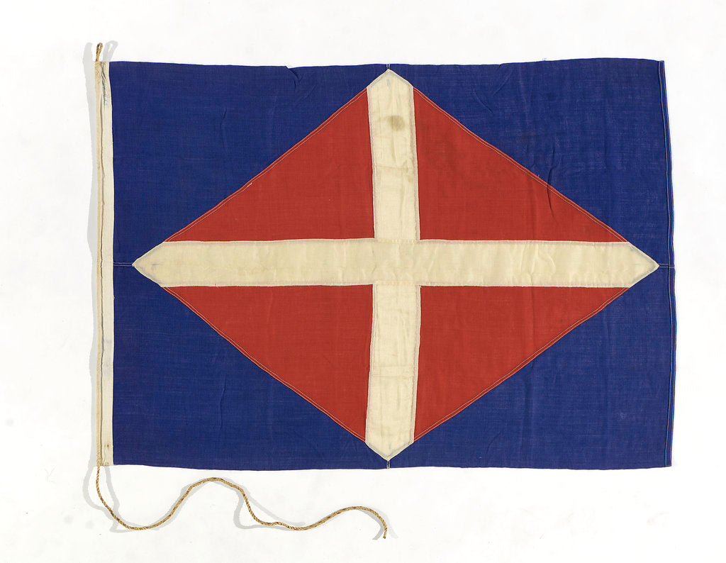 Detail of House flag, Straits Steamship Co. Ltd by unknown