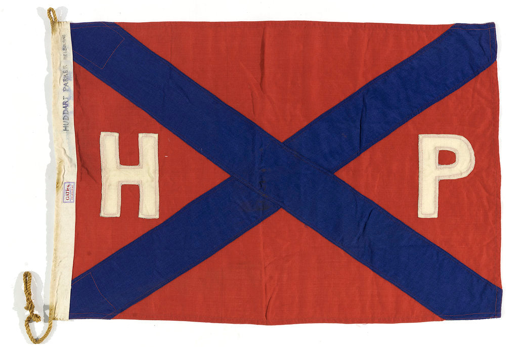 Detail of House flag, Huddart Parker Ltd by Gairs