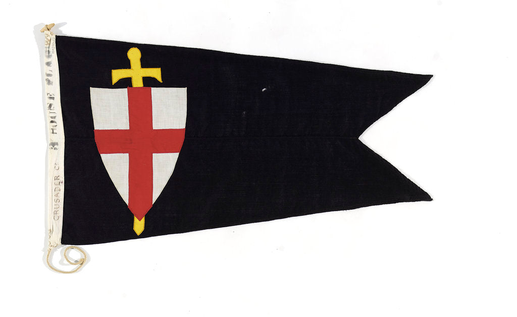 Detail of House flag, Crusader Shipping Ltd by unknown