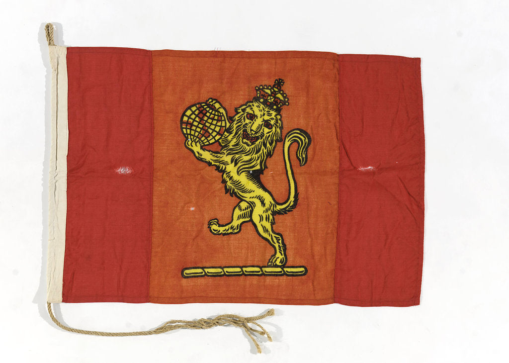 Detail of House flag, The Cunard Steamship Co. Ltd by unknown