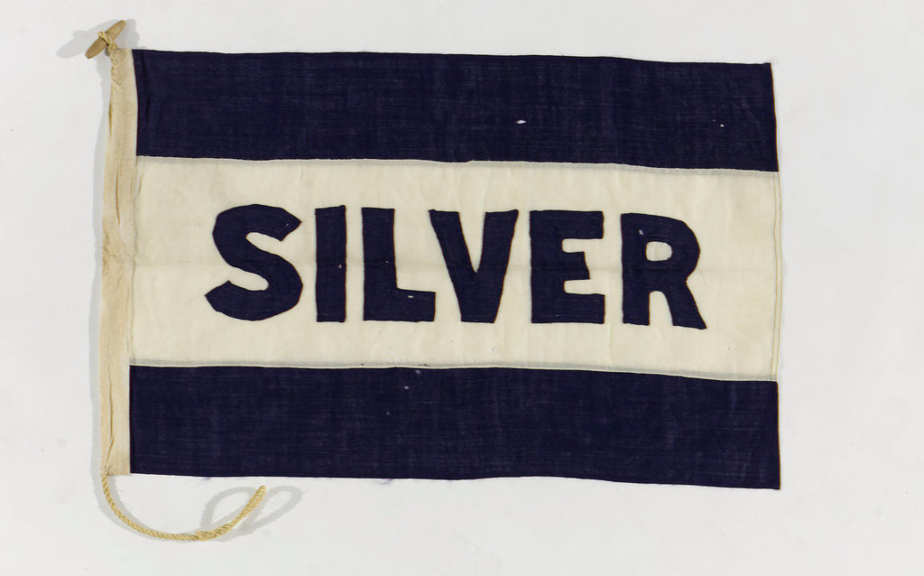 Detail of House flag, Silver Line Ltd by unknown