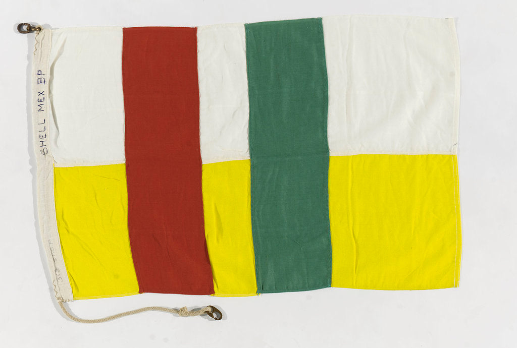 Detail of House flag, Shell Mex and B. P. Ltd by unknown