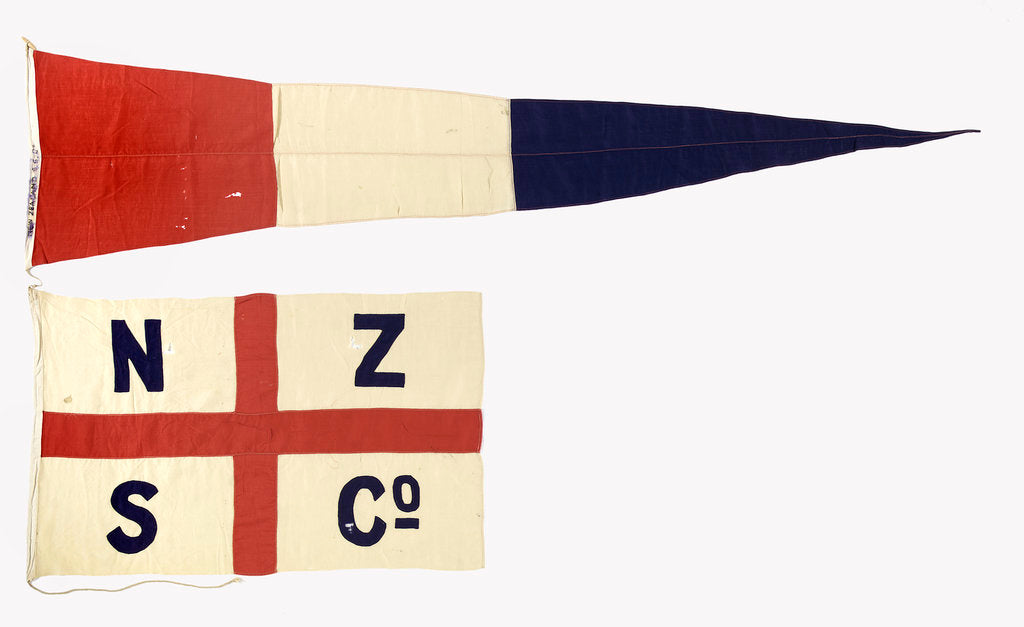 Detail of House flag, New Zealand Shipping Co. Ltd by unknown