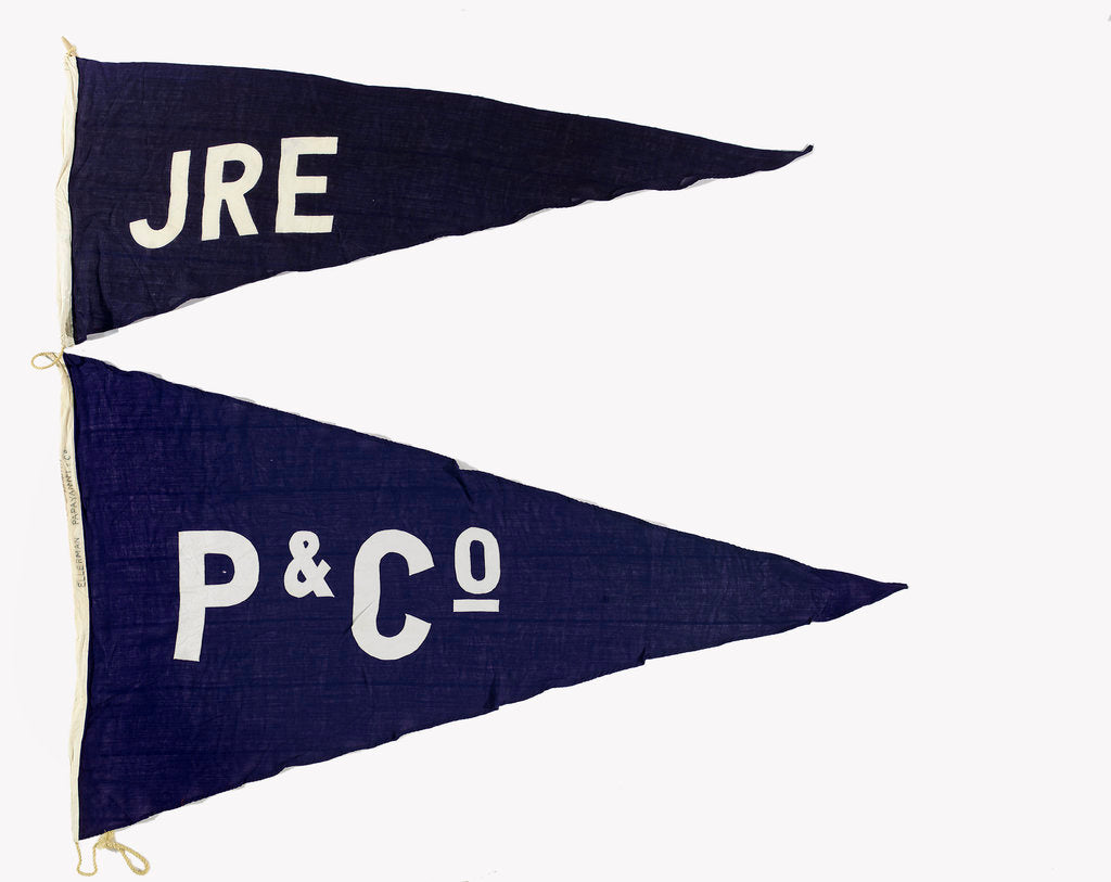 Detail of House flag, Ellerman-Papayanni Line by unknown