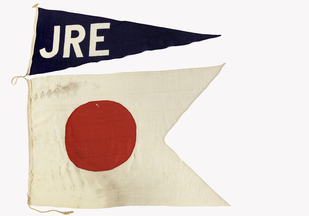 Detail of House flag, Ellerman's Wilson Line Ltd by unknown
