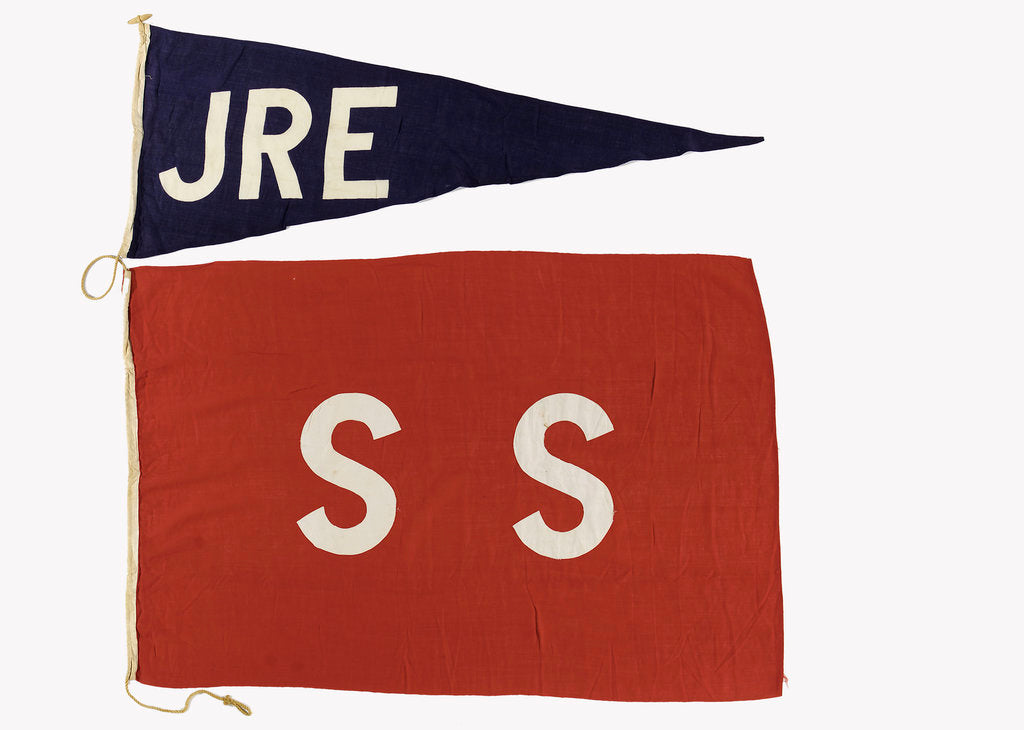 Detail of House flag, City Line Ltd by unknown