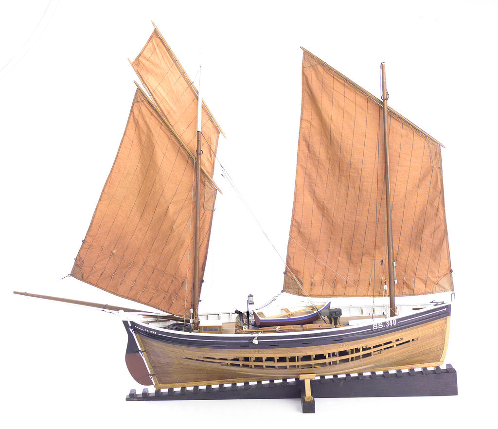 Detail of Ebenezer' (1867), starboard broadside by Max T. Davey