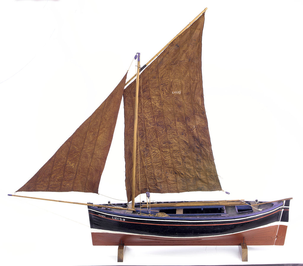 Detail of 'Refuge', port broadside by George MacLeod