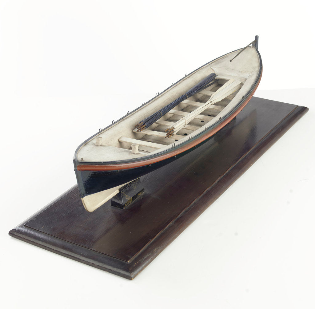 Detail of Full hull model, lifeboat, port by David Harvey