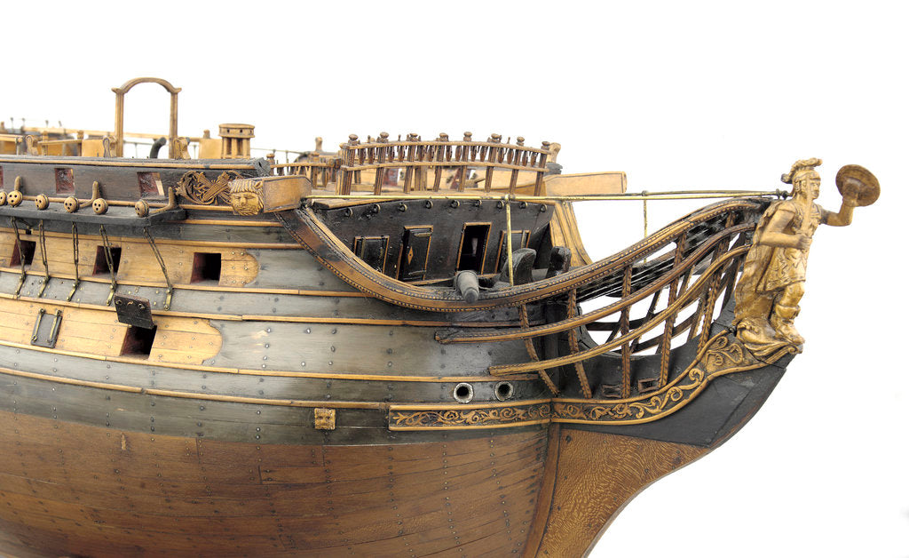 Detail of 'Eole', figurehead by unknown