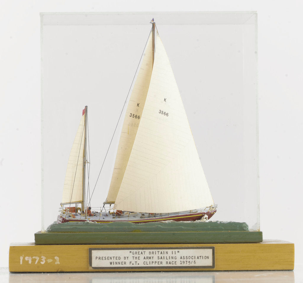 Detail of 'Great Britain II', starboard broadside by Brian H. Williams
