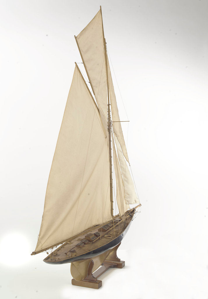 Detail of 'Satanita', starboard stern quarter deck by unknown