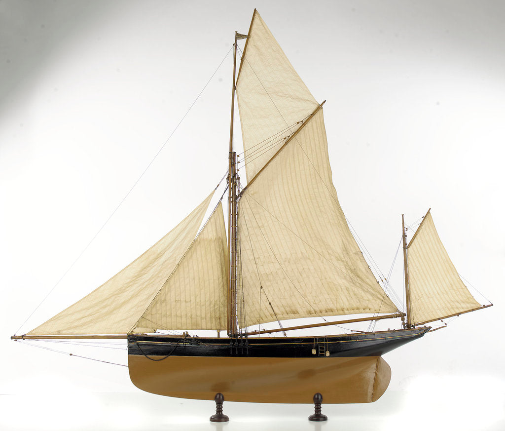 Detail of 'Florinda', port broadside by unknown