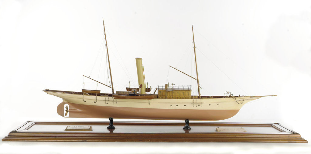 Detail of 'Speedy', starboard broadside by unknown