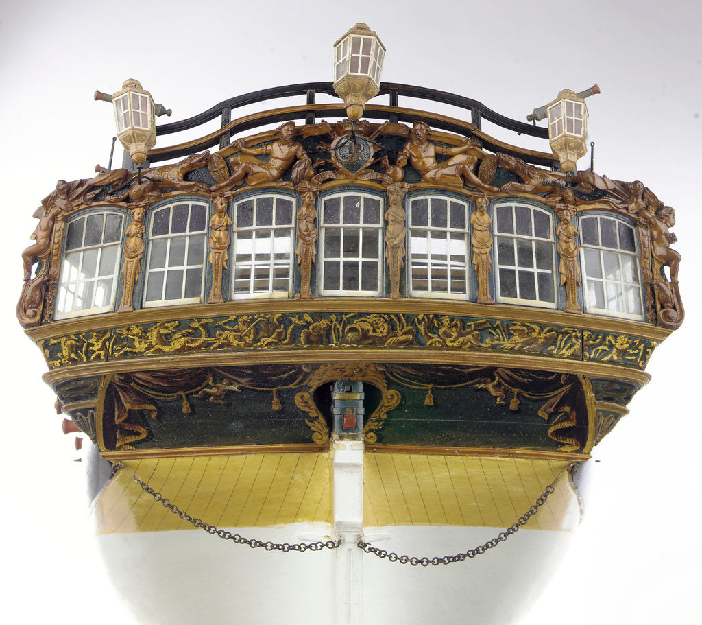 Detail of 'Amazon', full stern by unknown
