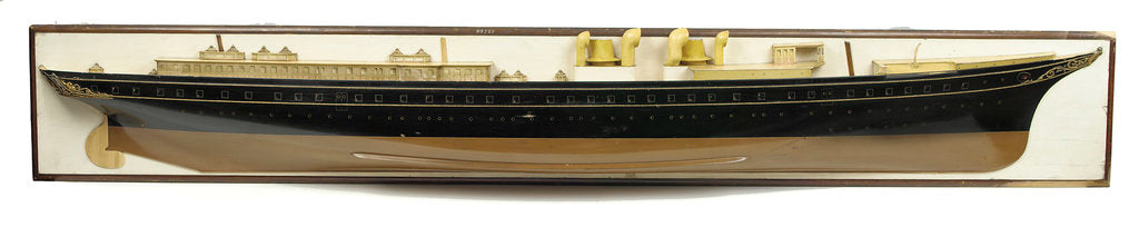 Detail of 'Victoria & Albert', starboard broadside by unknown