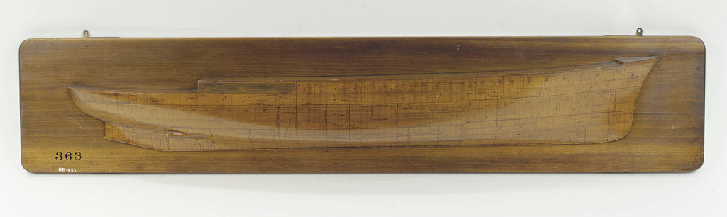 Detail of 'Rhodora', starboard broadside by Camper & Nicholsons Ltd.