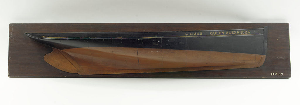Detail of 'Queen Alexandra', starboard broadside by Worfolk & Son
