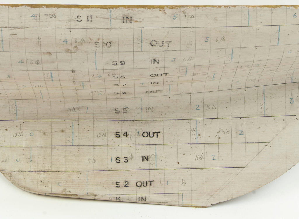 Detail of 'Shamrock III', plating detail by unknown