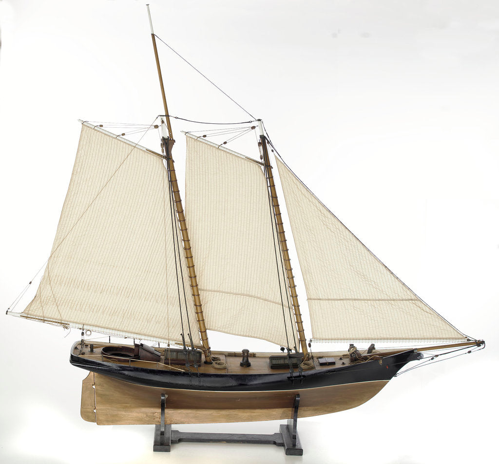 Detail of Schooner Yacht 'America' (1851) by unknown