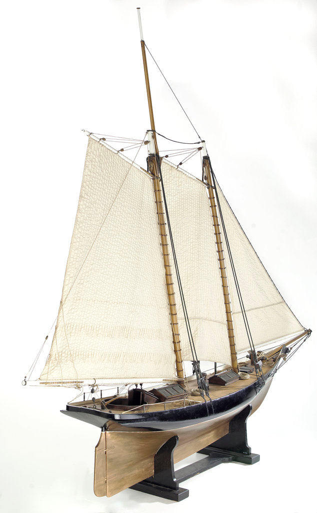 Detail of Schooner Yacht 'America' (1851) by unknown