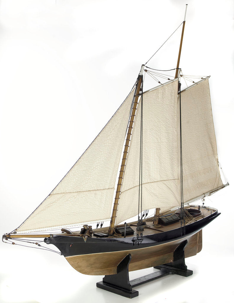 Detail of Schooner Yacht 'America' (1851) by unknown