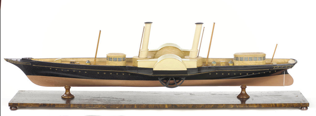 Detail of 'Alberta', port broadside by unknown
