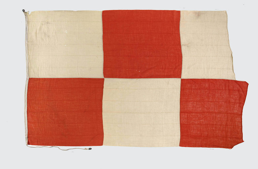 Detail of House flag, Canadian Pacific Steamships by Porter Bros Ltd