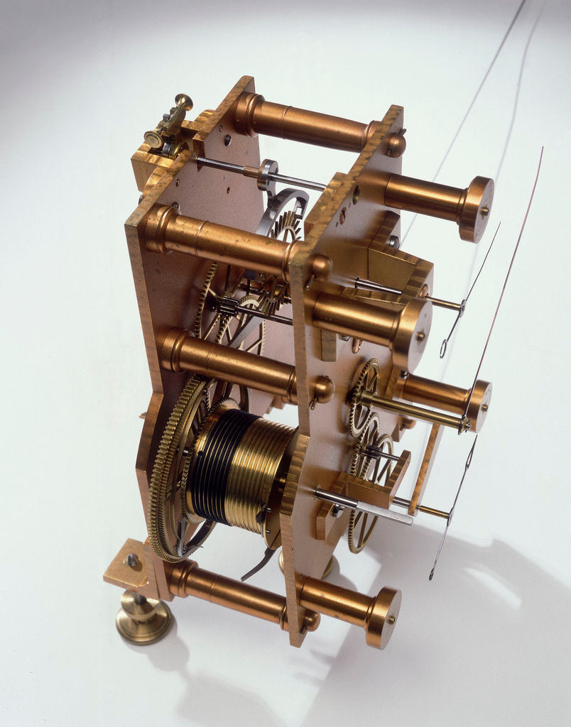 Detail of Astronomical regulator, movement back by Robert Pennington