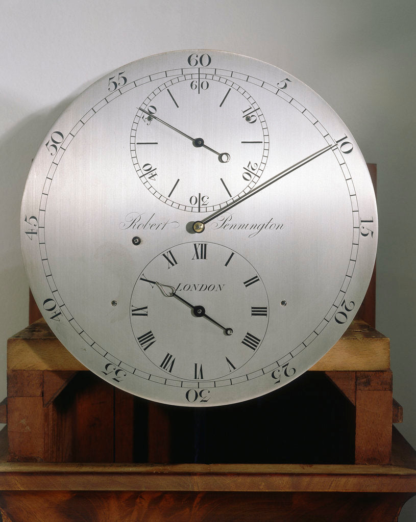 Detail of Astronomical regulator, face by Robert Pennington