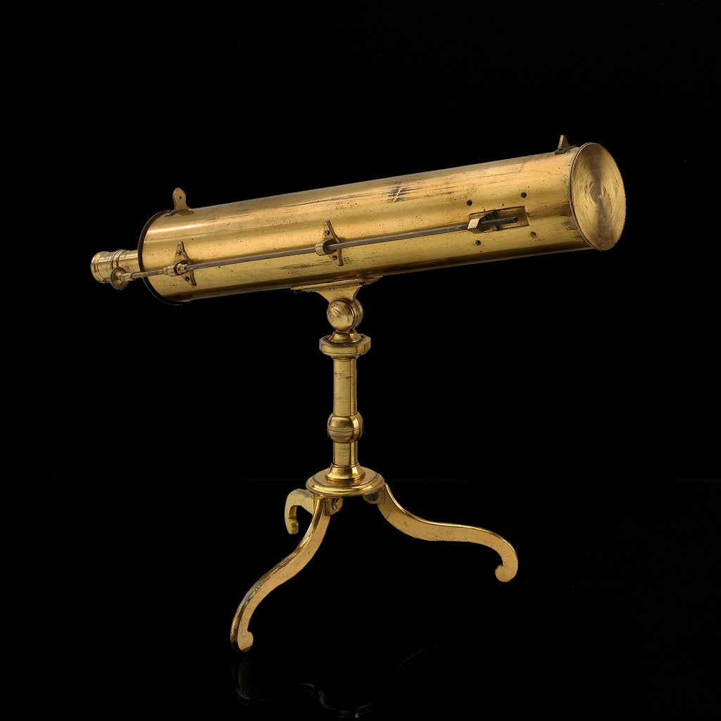 Detail of Portable reflector telescope by James Short