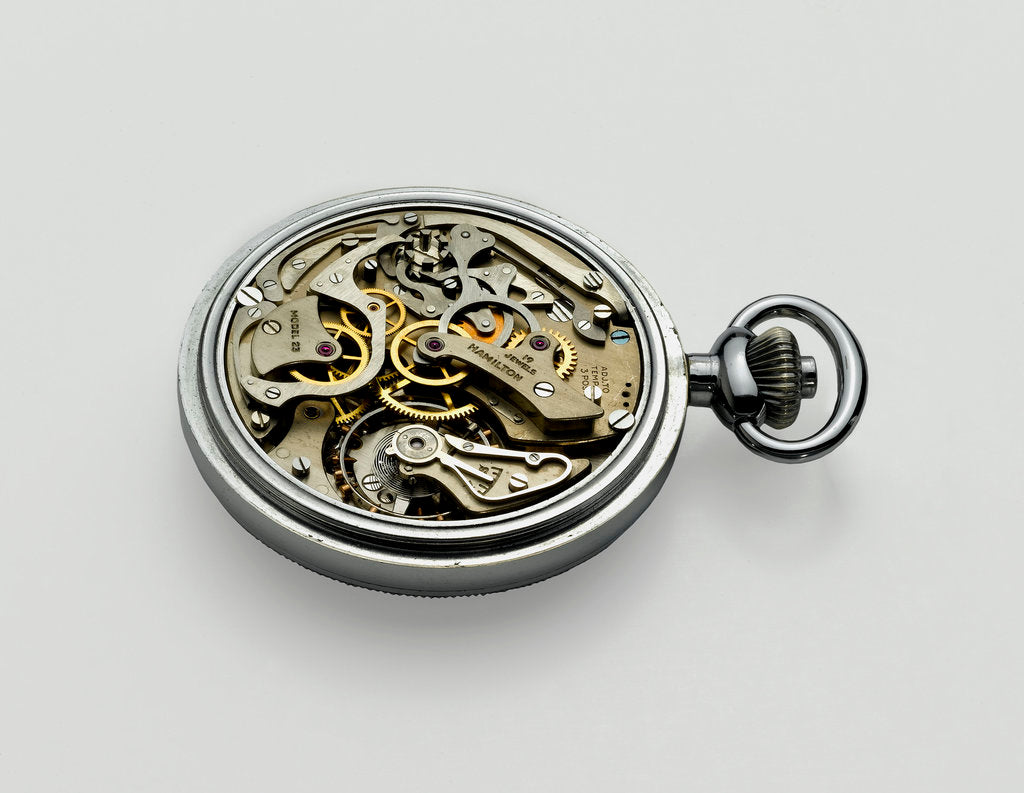 Detail of Deck watch, movement by Hamilton Watch Co.