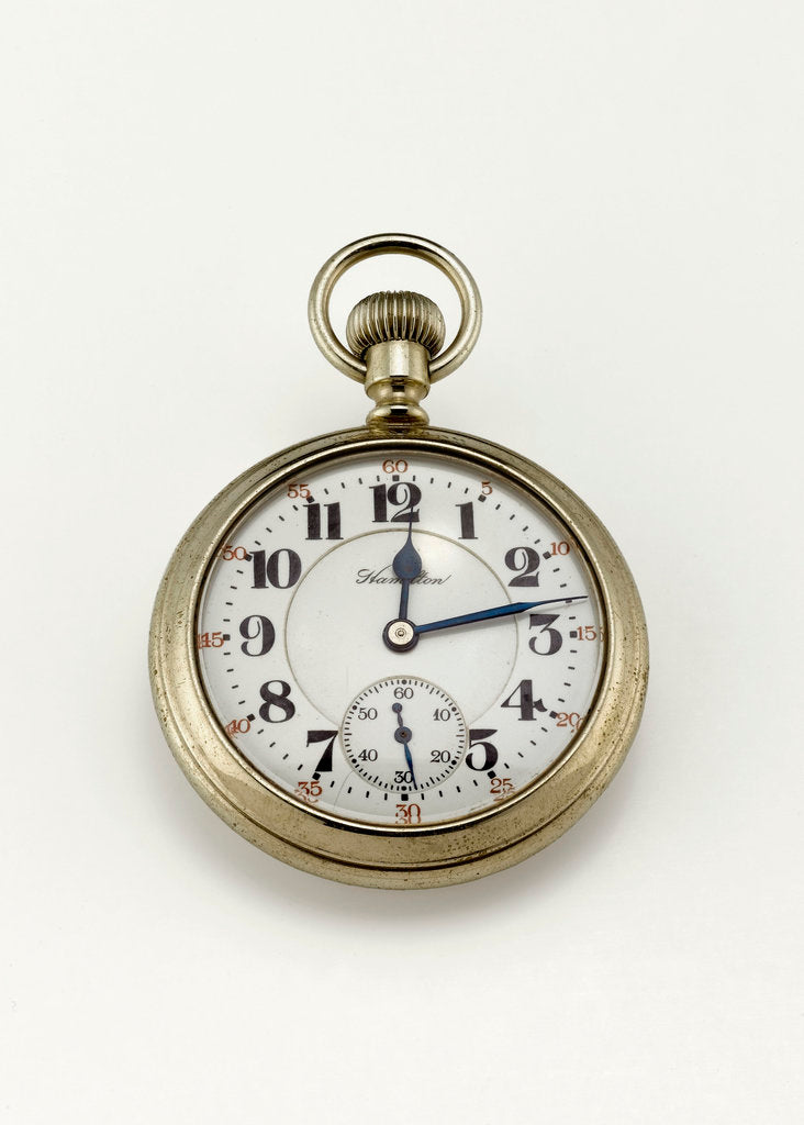 Detail of Deck watch, obverse by Hamilton Watch Co.