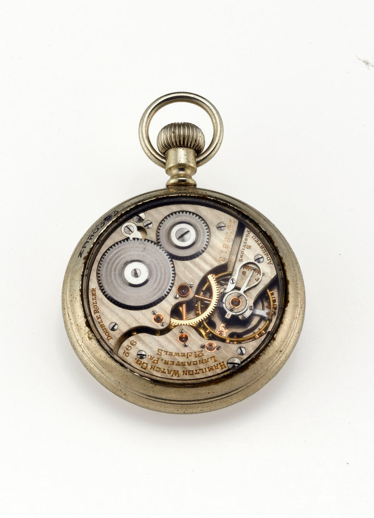 Detail of Deck watch, movement by Hamilton Watch Co.