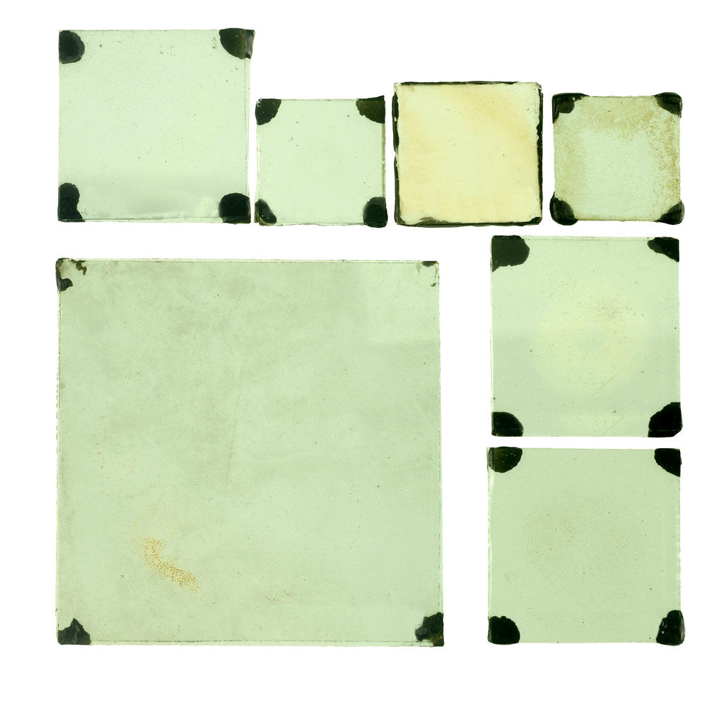 Detail of Seven glass slides by unknown