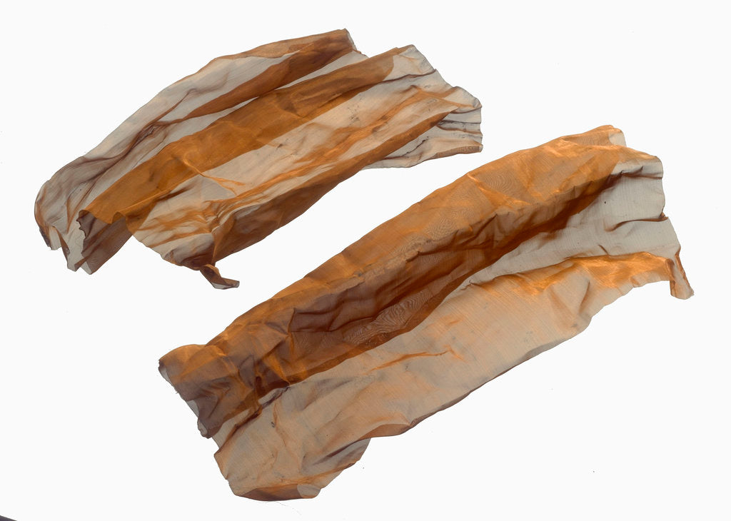 Detail of Copper gauze in two pieces in a bag by unknown